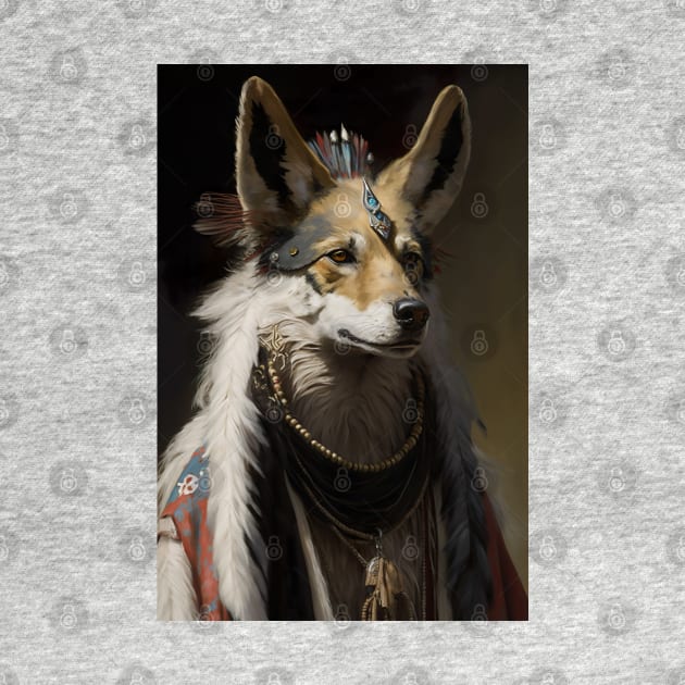 Coyote the Trickster Classic Portrait by YeCurisoityShoppe